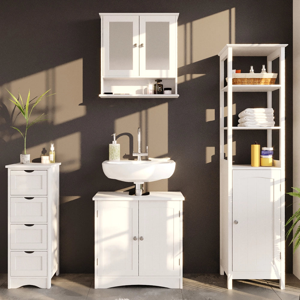 Vicco Mobile sottolavabo per bagno Bianco 60 x 60 cm