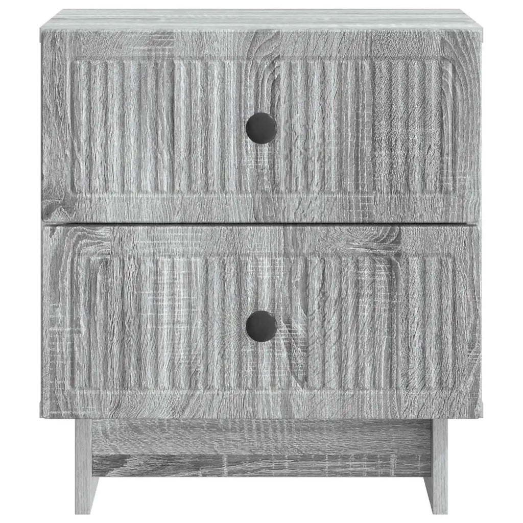 Armadio da Notte 2 pcs Grigio Sonoma 43 x 34,5 x 47,5 cm 893848