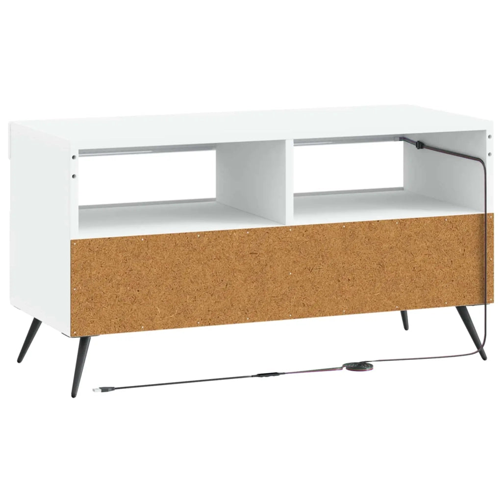 Mobile TV LED Bianco Legno ingegnerizzato 897655