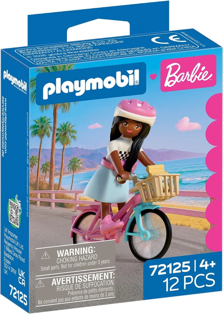 Playmobil Barbie Brooklyn, Personaggio con bicicletta e accessori, Eta 4+