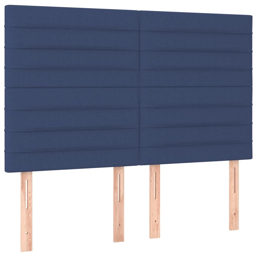Testiera Blu 144x5x118/128 cm Tessuto 3116476