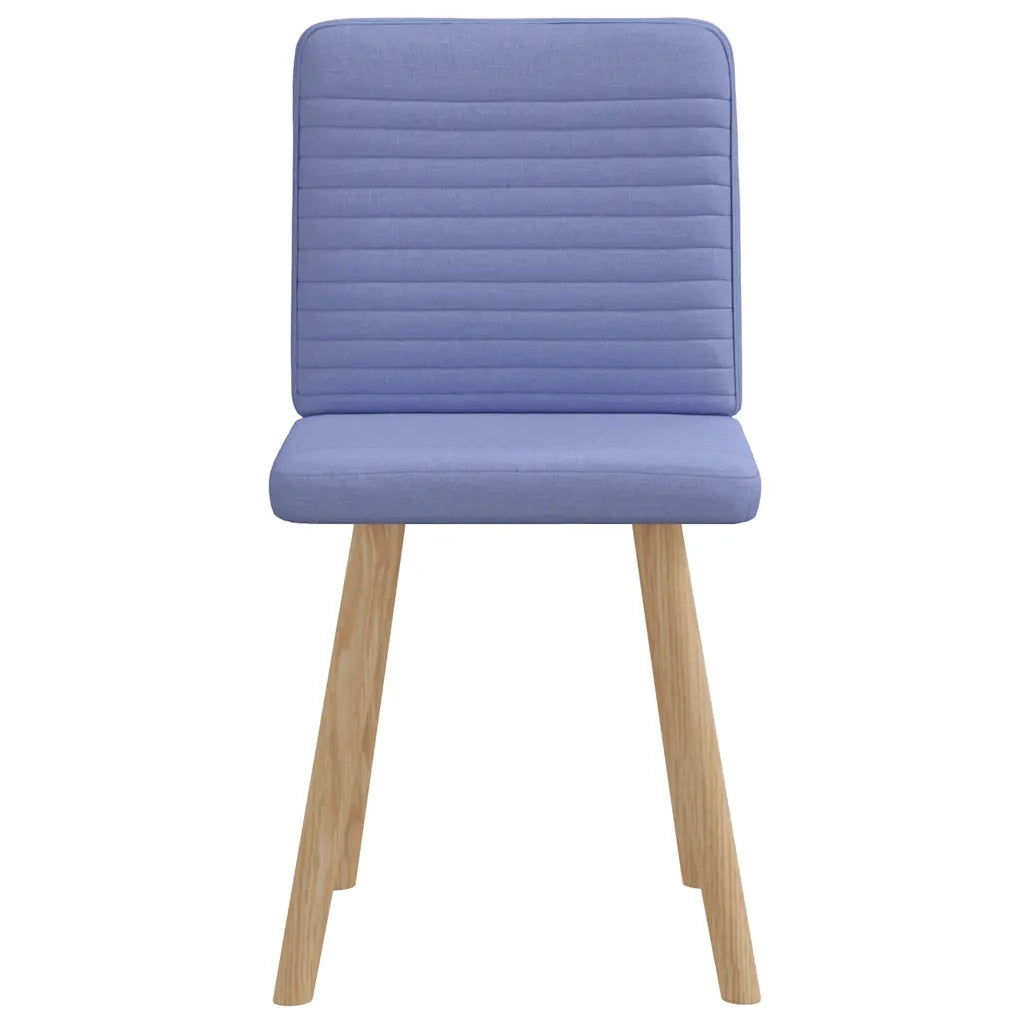 Sedie da Pranzo 2 pz Blu Jeans in Tessuto 4101154