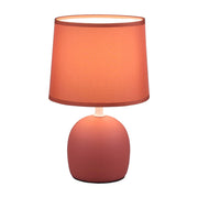 LÚZETE - LAMPADA DA TAVOLO IN CERAMICA ARANCIONE KUBRA