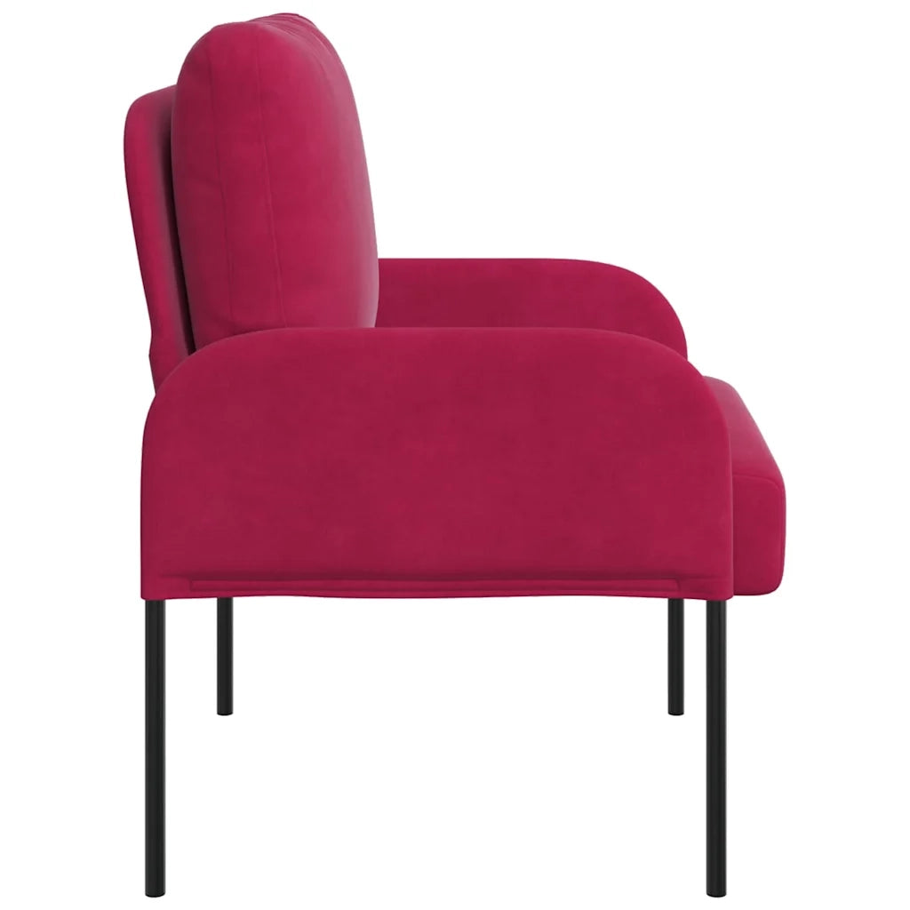 Divani con cuscino 55cm Rosso Vino Legno compensato 42023442