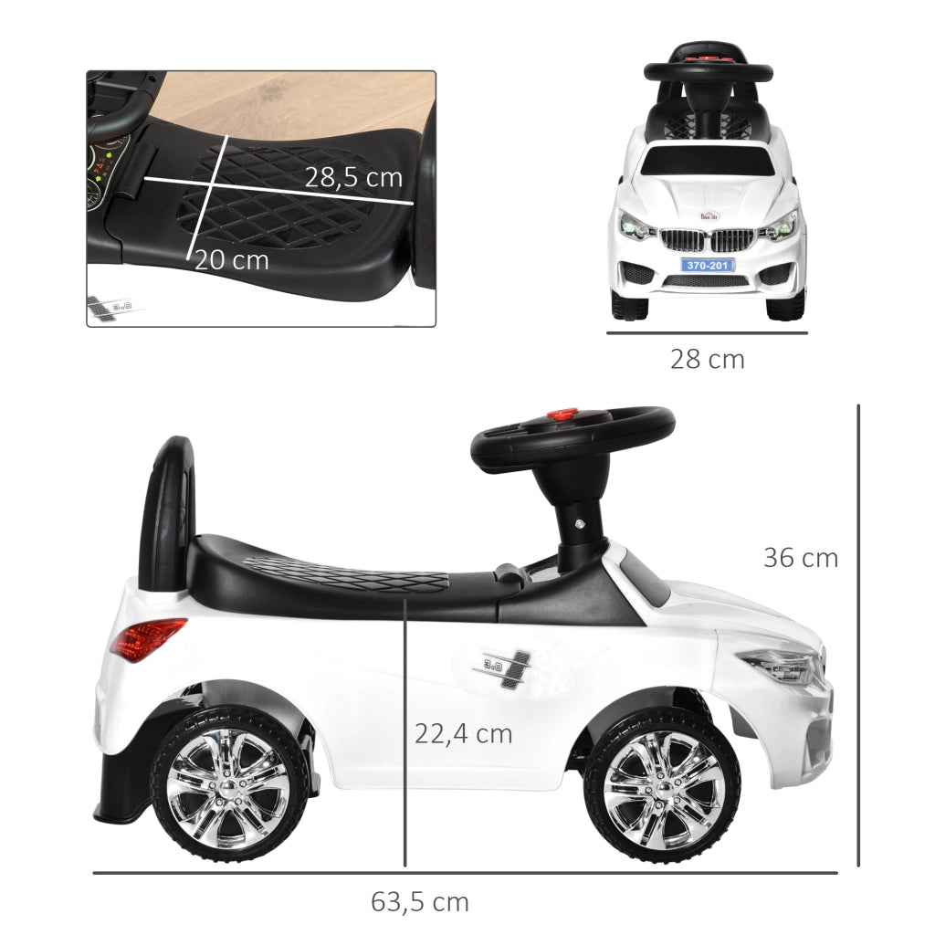 Coche Correpasillos per Bambini 18-36 Mesi ¨C Minimal ¨C Bianco