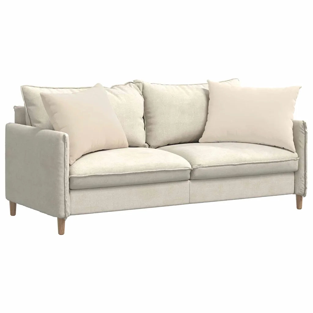 Cuscini da Divano 2 pcs Beige 70 x 50 cm Tessuto 42013773