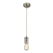 Sospensione retro Douille nichel lucido E27 60W Elstead