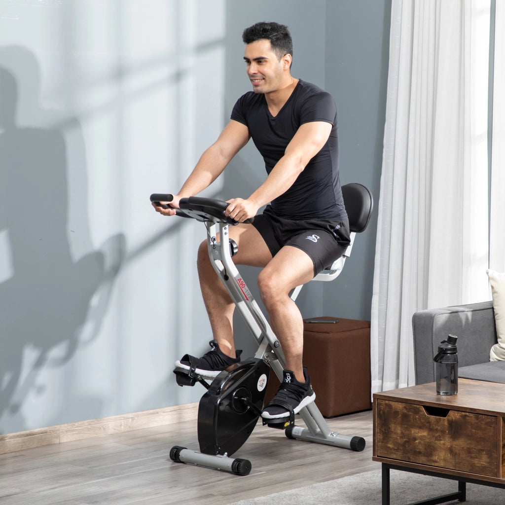 Sedia da Allenamento Pieghevole con Schienale ¨C Minimal ¨C Grigio