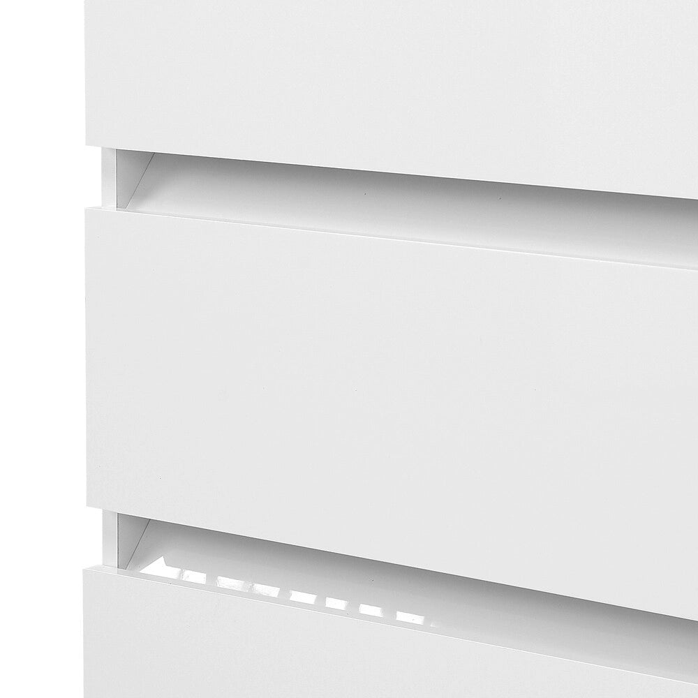 Mobile bagno a terra 60 cm in bianco lucido con lavabo e specchio Leda