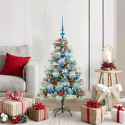 Albero di Natale artificiale Verde e bianco 120 cm 3395168