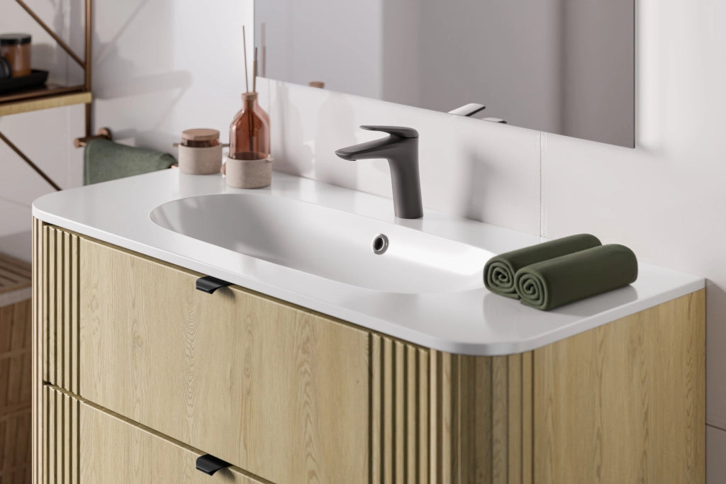 Lavabo per mobile a una vasca 100 cm 100 x 12 x 46 cm