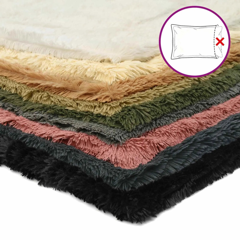 Federa 6 pcs HEERLEN Nero 65 x 65 cm Fleece PV 913078