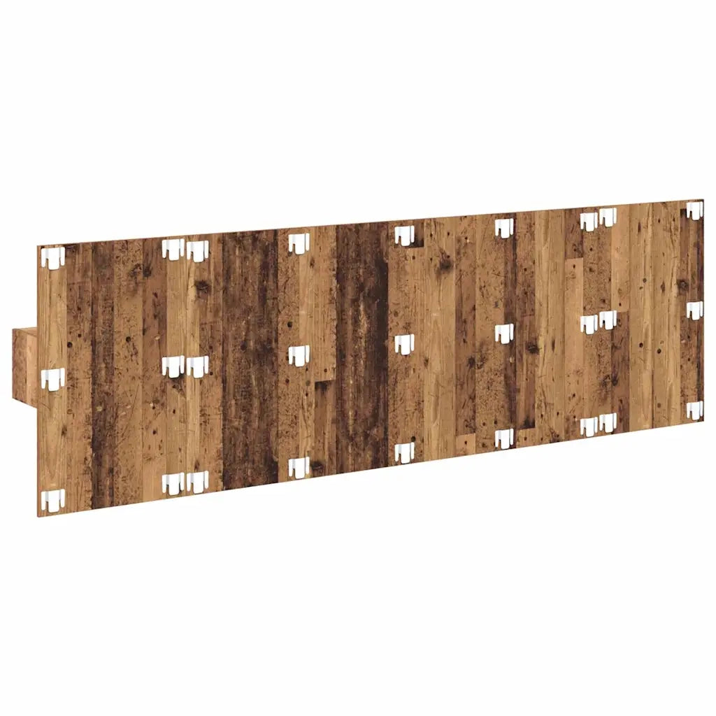 Testata con Comodino 3 pcs Legno vecchio Legno multistrato 3415742