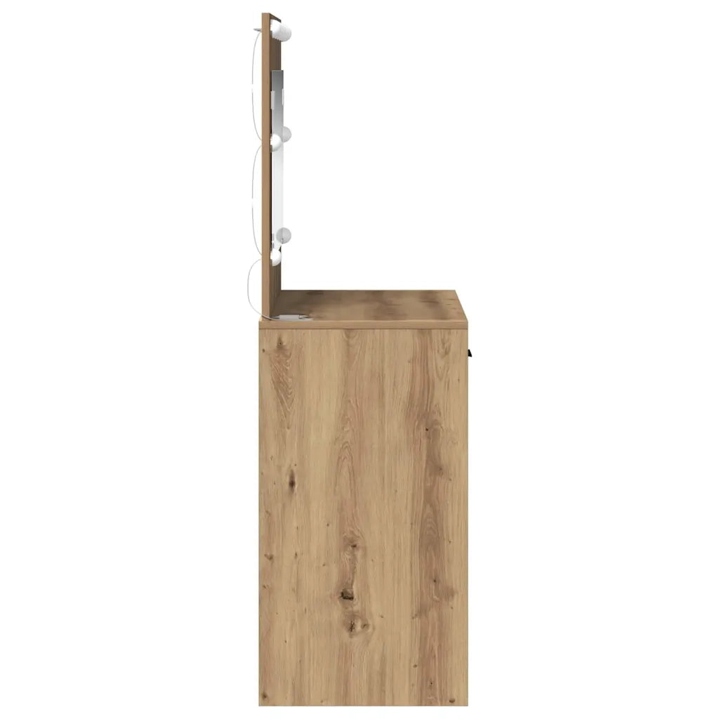 Tavolo da Trucco Rovere artigianale 78,5 x 41 x 135 cm
