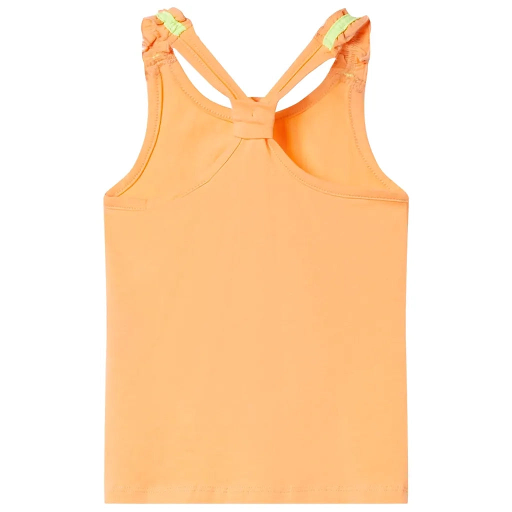 Canotta da Bambina Arancione Brillante 104
