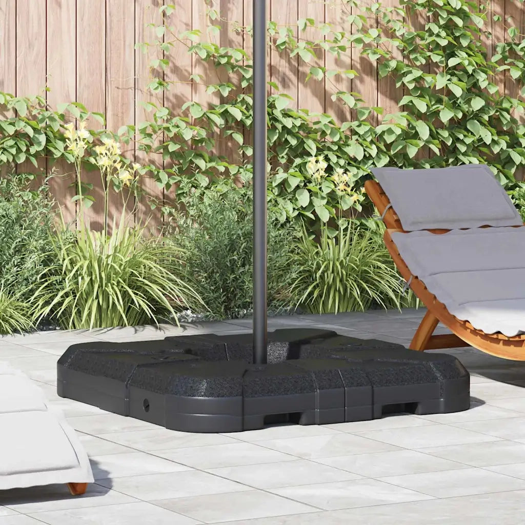 Base per Ombrellone a Braccio Nero 88,5 x 88,5 x 12 cm 42006933