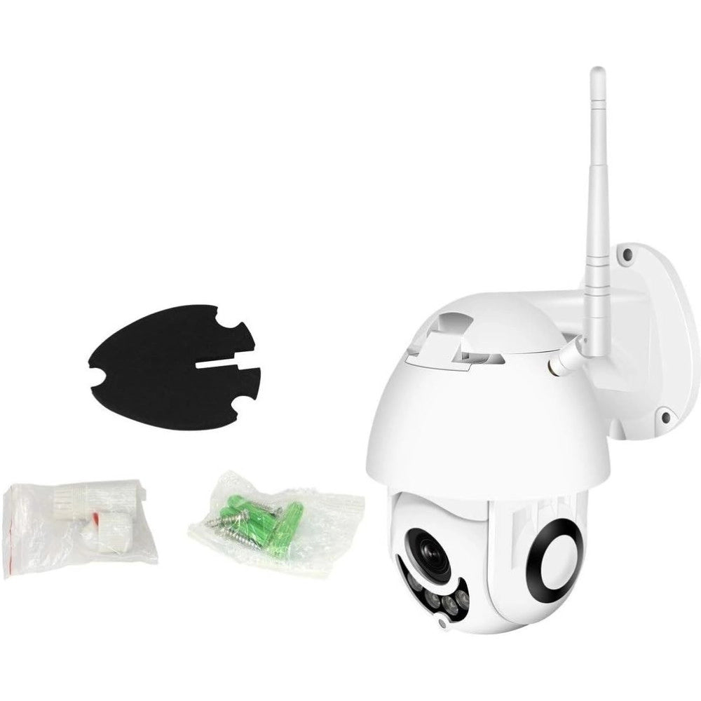 Trade Shop - Telecamera Ip Camera Full Hd 1080p Wireless Motorizzata Wifi Internet Da Esterno -