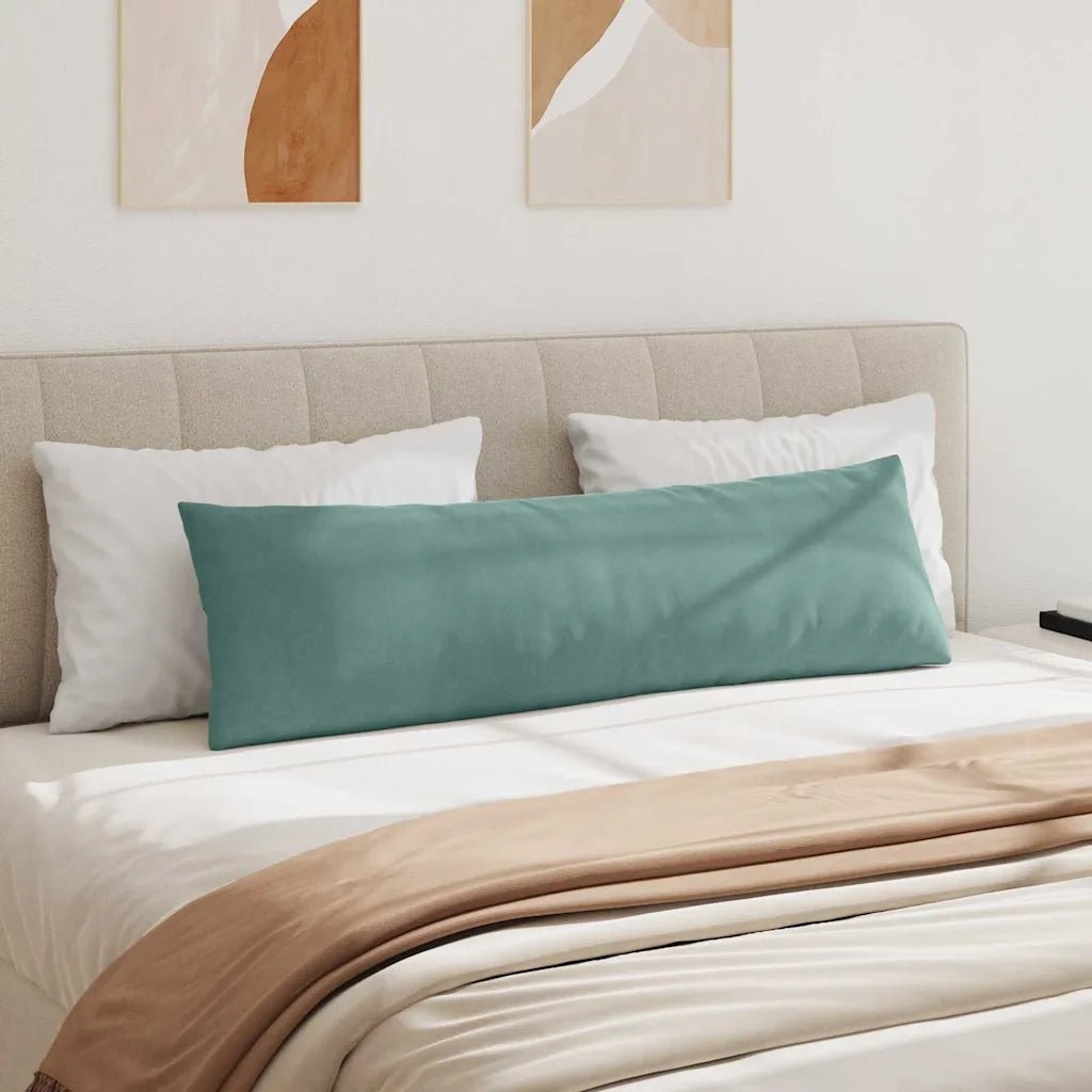 Cuscini da Divano 2 pz | Cuscini per sedie Verde Mare 145 x 40 cm Tessuto in Cords