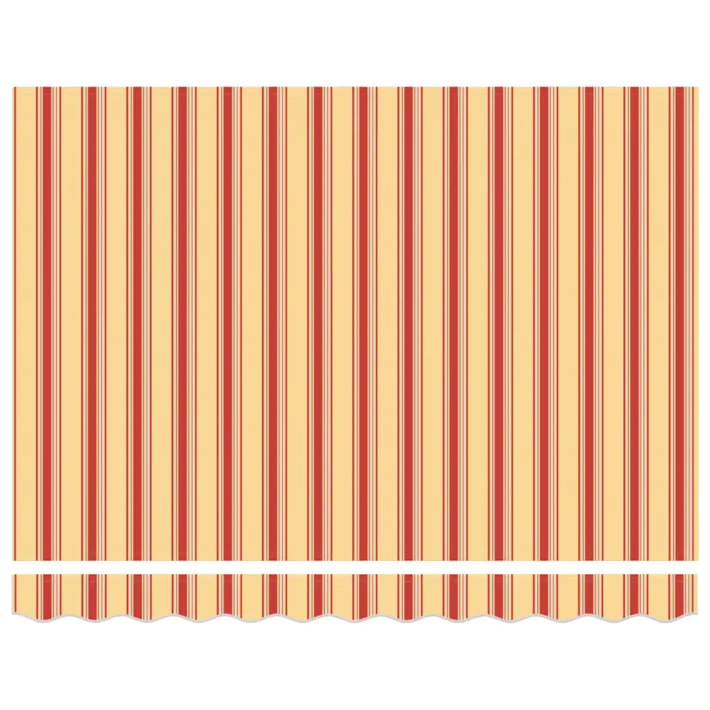 Tenda retrattile-Tenda parasole per balcone Giallo e Arancione 300 x 250 cm 315259