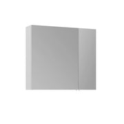 Mobile da bagno con specchio "Side 80" - 79 x 16 x 66 cm - Bianco opaco
