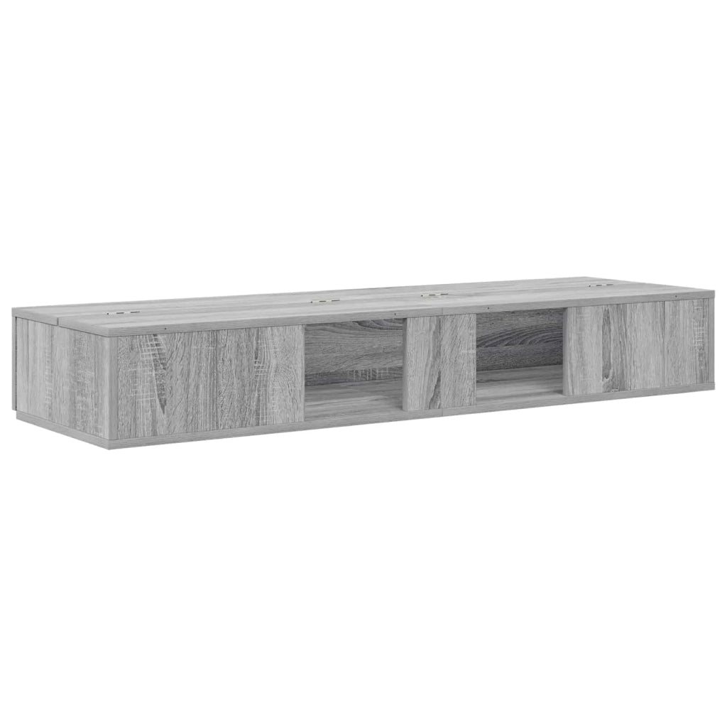 Scrivania studio Sonoma grigio 152 x 40 x 19,5 cm 8006673