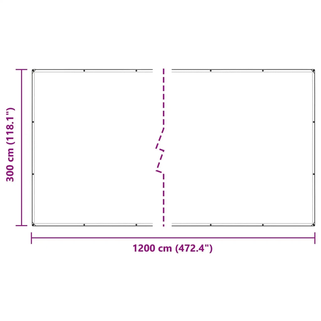 Copertura per Piante Trasparente 3 x 12 m PE 3429276