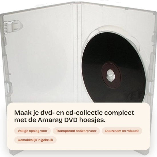 Set di Custodie DVD Trasparenti a 25 pezzi