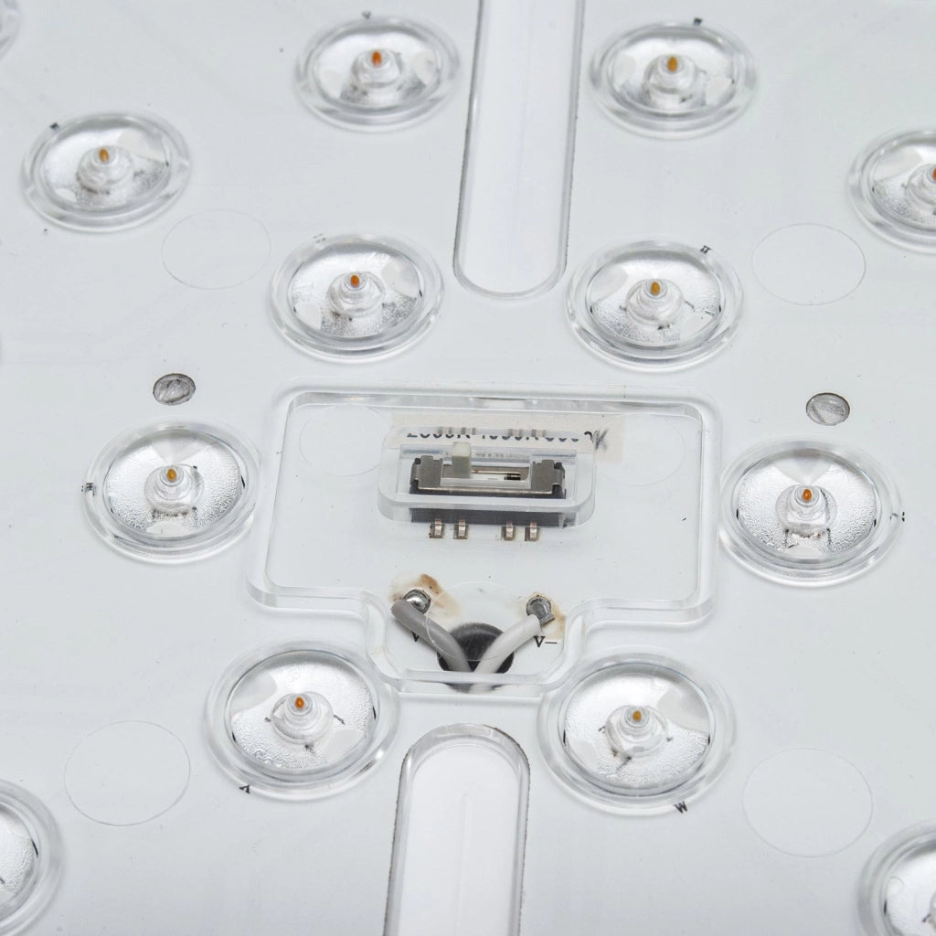 Plafoniera Tonda LED 18W CCT 3 Temperature IP40 Lampada Nera Circolare Moderna Luce Soffitto Parete Bagno Ufficio 23cm