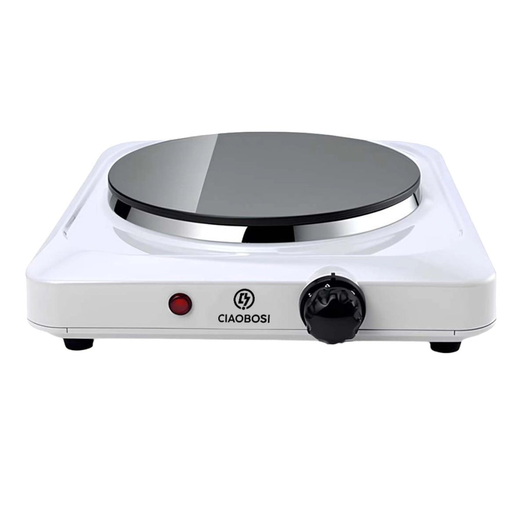 Piastra di cottura elettrica 1500W 5 Livelli di Temperatura Bianco Avizar