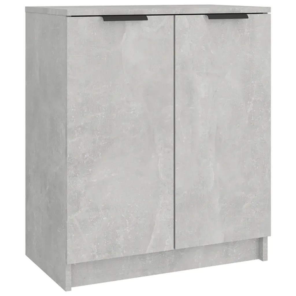 Scarpiera-Scaffale per scarpe Grigio Cemento 59x35x70 cm in Legno Multistrato