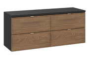 Set mobili bagno 120 cm con piano Talia Casella 120 cm