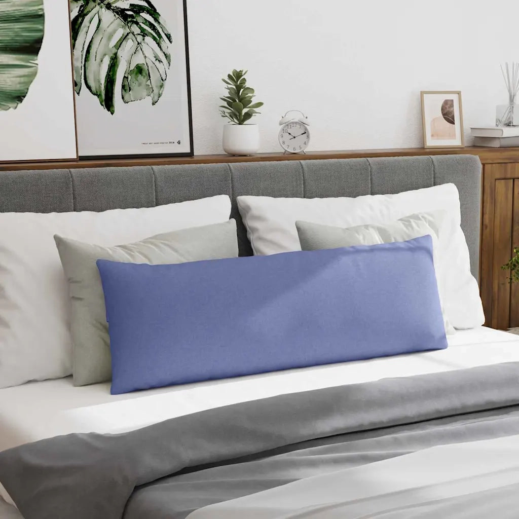 Cuscini da Divano 2 pcs Blu jeans 120 x 40 cm Tessuto 42013796