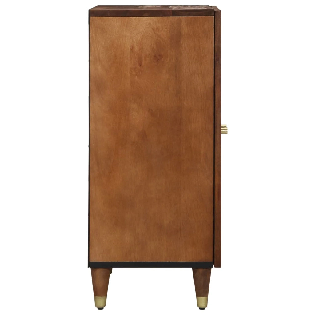 Credenza Marrone 60 x 33 x 75 cm Legno di mango massello 4018738