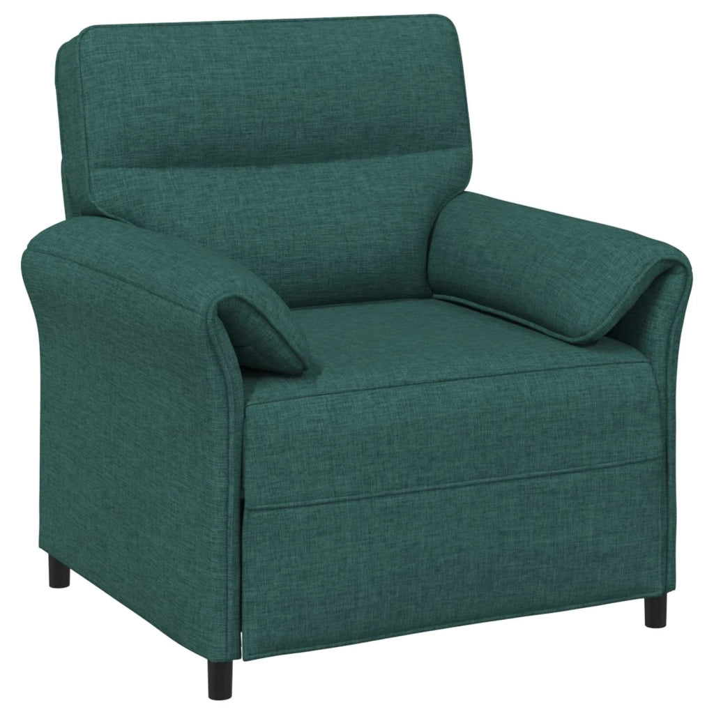 Set di divani 2 pz Verde Scuro Tessuto 3424848