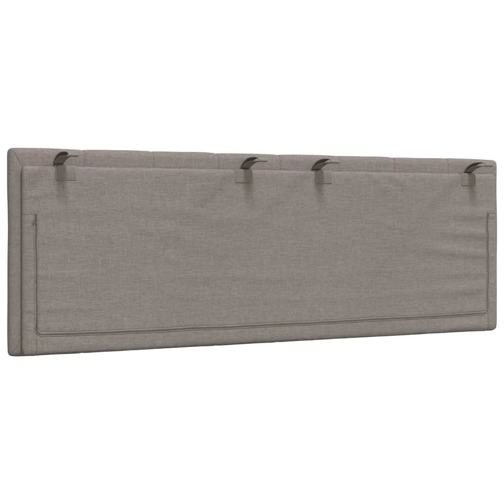 Cuscino Testiera Hanko Tortora 140 cm in Tessuto 4019167