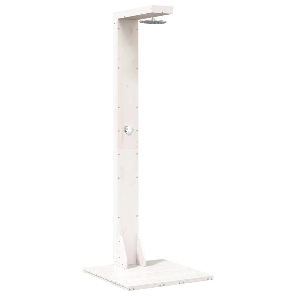 Doccia da esterno 210 cm Legno massello di pino e acciaio inox 886357