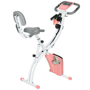 Bicicletta da Esercizio Pieghevole ¨C Minimal ¨C Rosa 105x48x118 cm