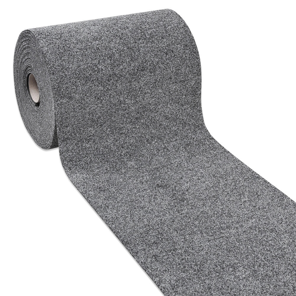 Passatoia Ingresso Moquette Asciugapassi Tinta Unita Corridoio Marciapiede 100x200 Cm Grigio