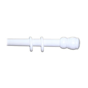 BASTONE LEGNO A TIRO D 35 BIANCO 300CM S/SUPP.