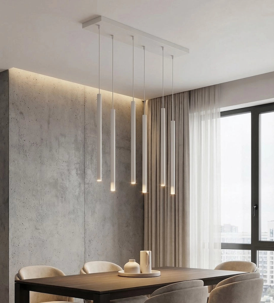 Lampada a sospensione SELTER 6xG9 grigio metallo Emibig