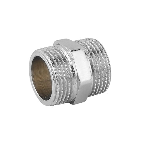 NIPLLES DOPPIO MM OTTONE CROMO- 3/4- CAVAL- pezzi 10