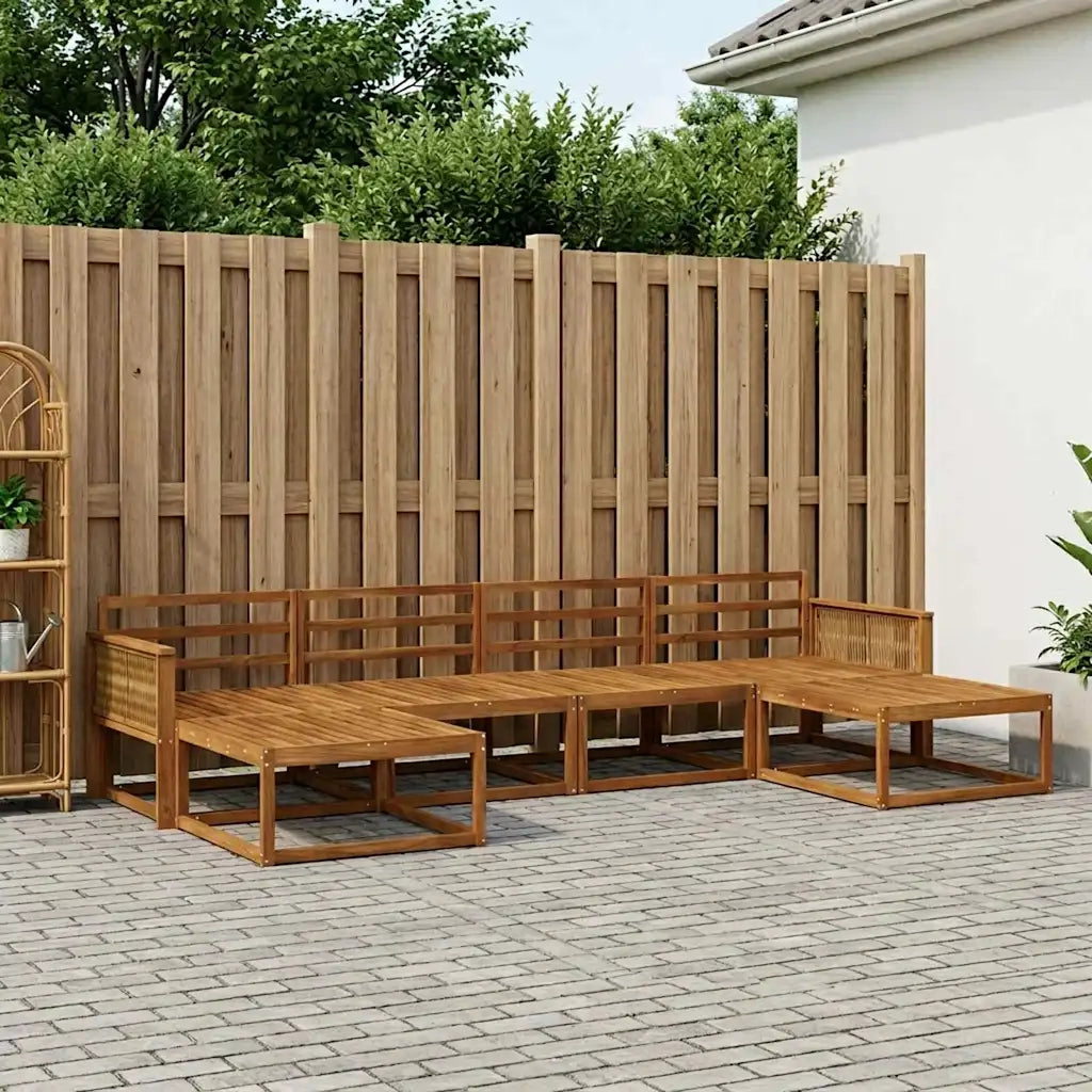 Set di divani da esterno 6 pcs Naturale 3382787