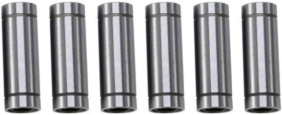 Lineari Lagers 6x 8mm - Adatti a Stampanti 3D - Macchine CNC - Lager Preciso - Alta Qualità - Duraturo e Affidabile