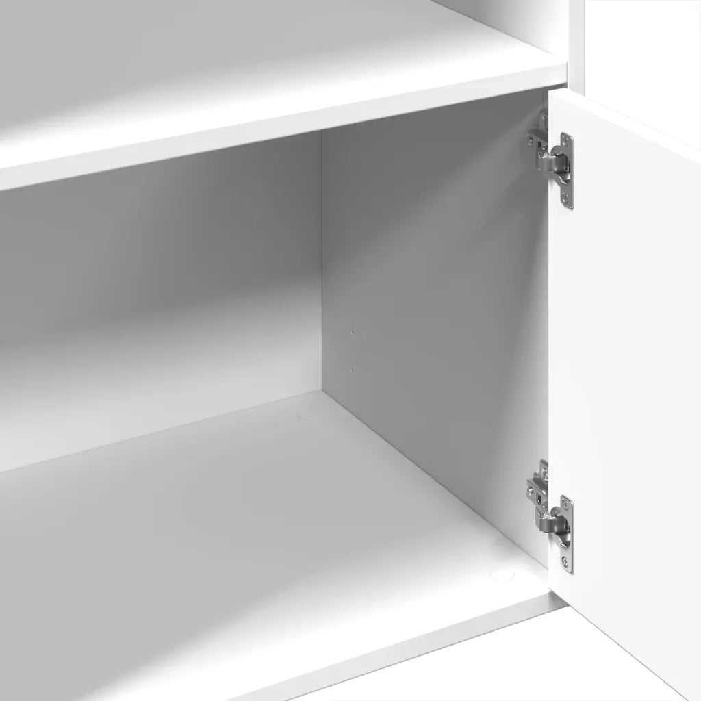 Libreria Bianca 100x36x189 cm in Legno Multistrato 3295324