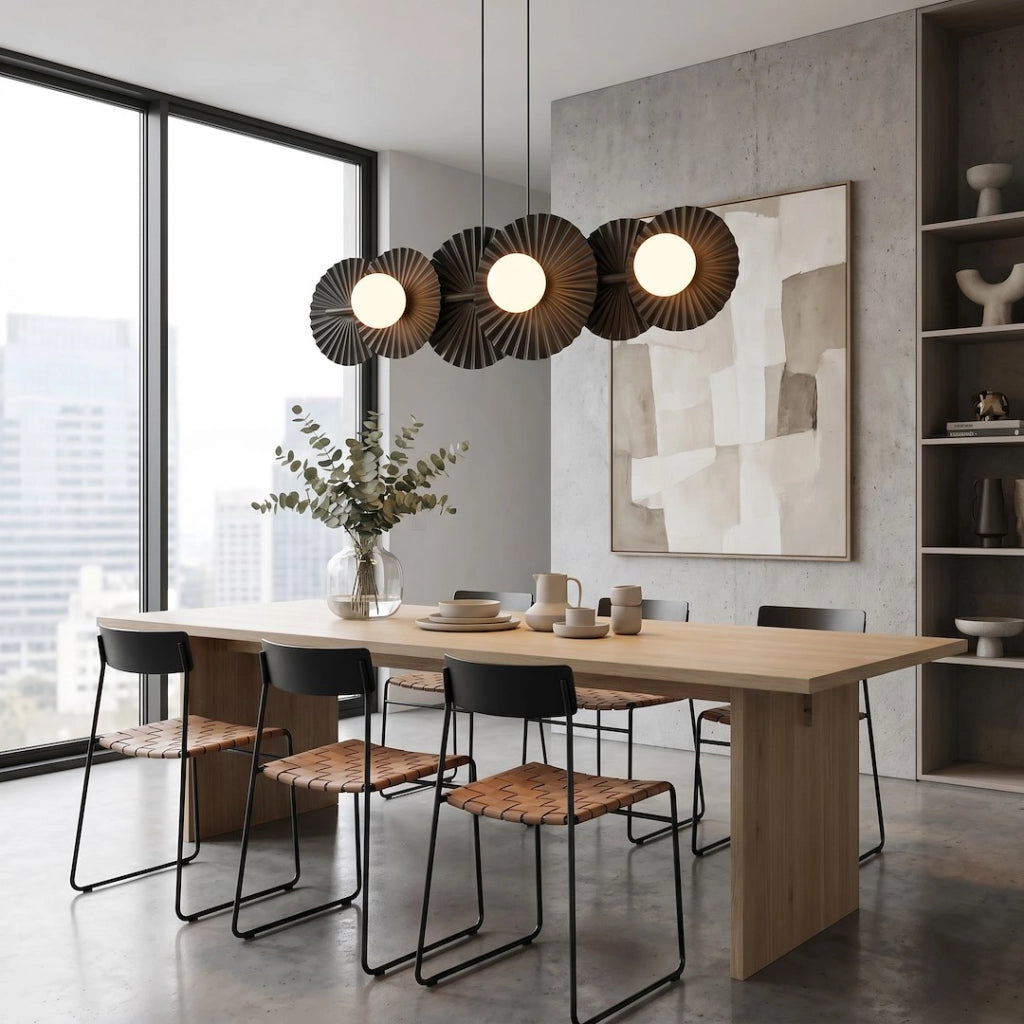 Lampada a sospensione UMBRA nera 6xG9 Emibig