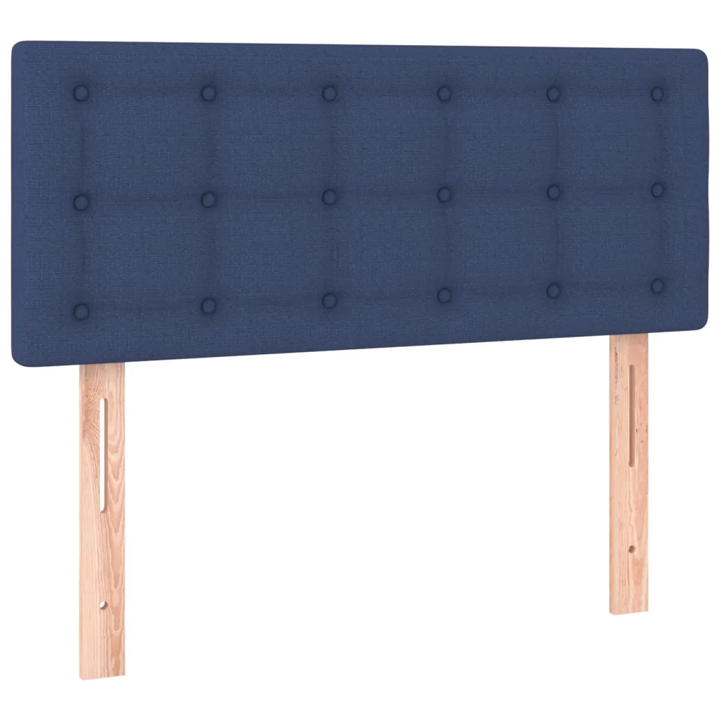 Giroletto a Molle con Materasso Blu 90x190 cm in Tessuto