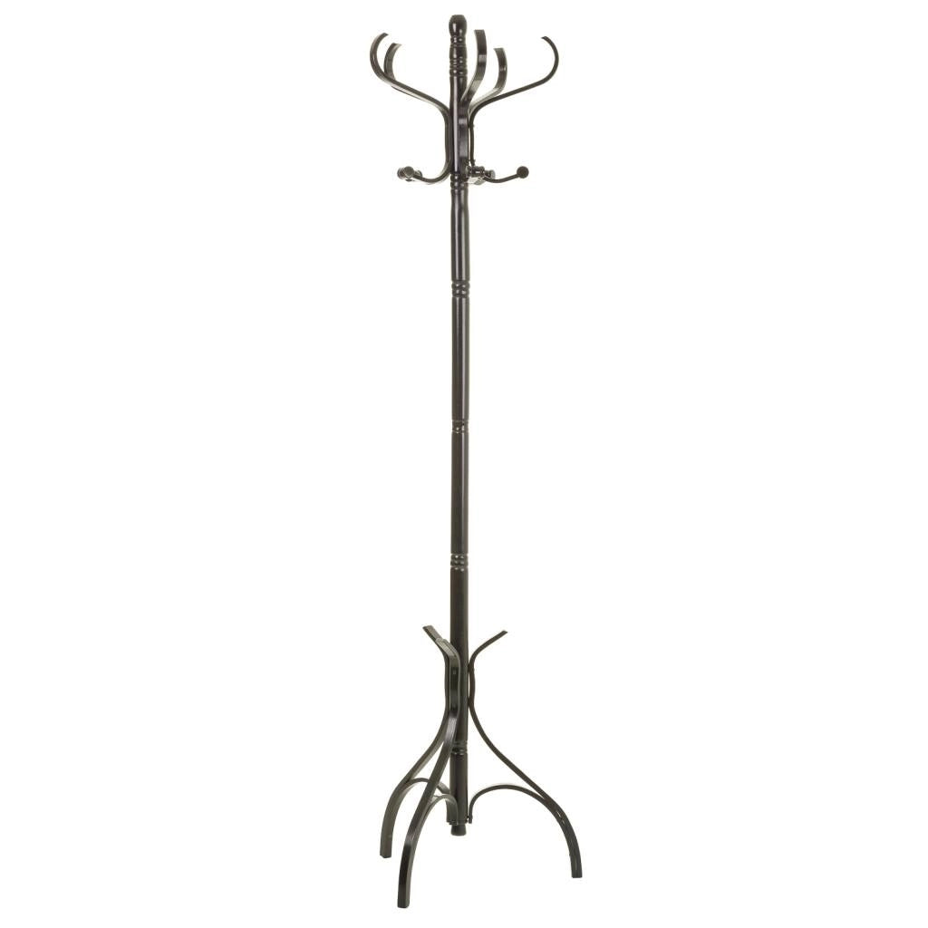 Appendiabiti da terra in legno Nero 45x45x182h