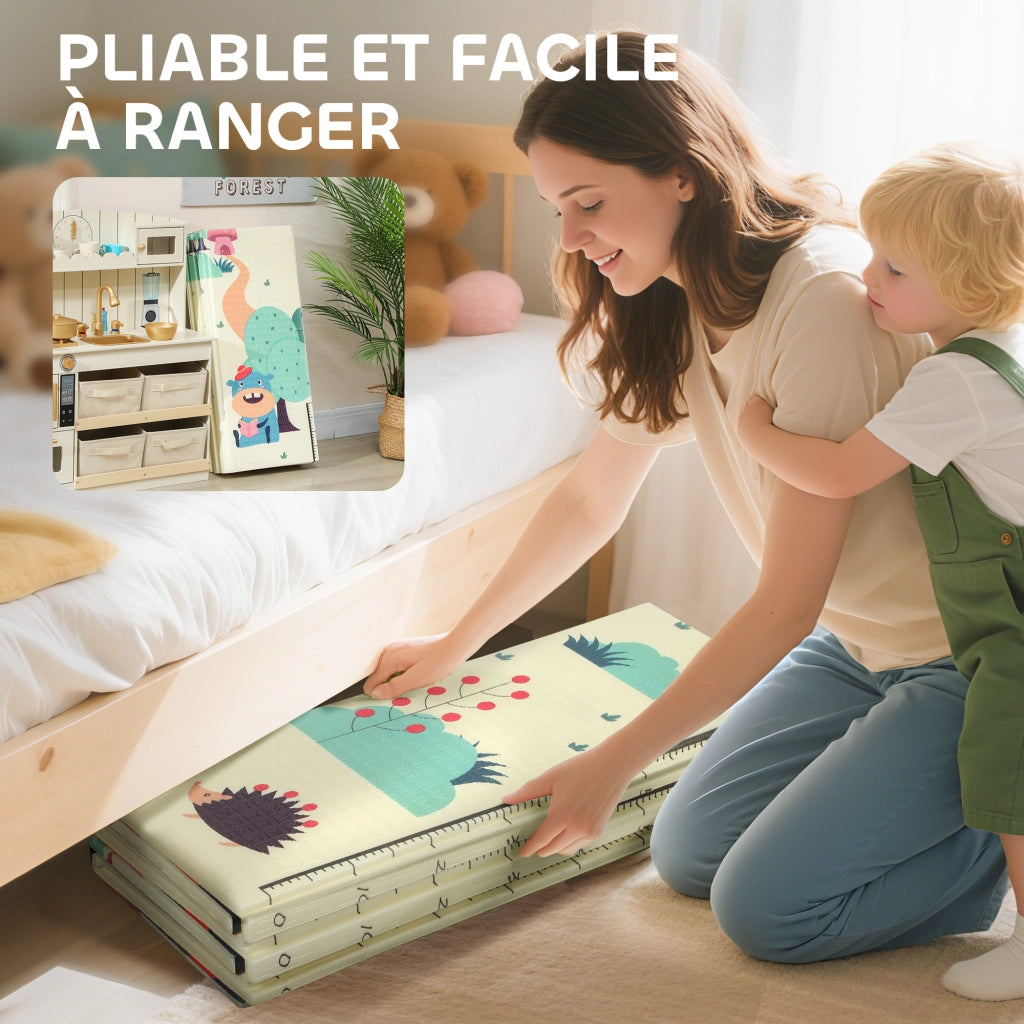 Tapis de jeu per bambini ¨C zephmum ¨C 196x176x1.5 cm multicolore