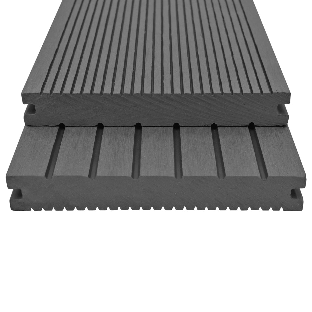 Tavola da decking 32 pcs Grigio WPC 3444765
