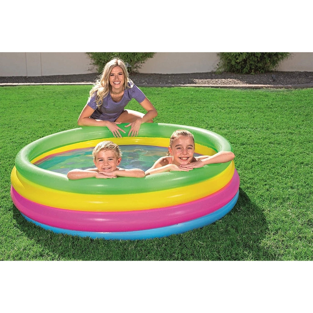 PISCINA SUMMER COLOR D.157XH46CM A 4 ANELLI